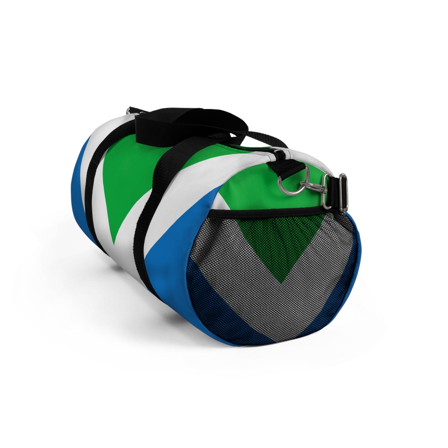 Canvas Duffel Bag with Vegan Flag Design