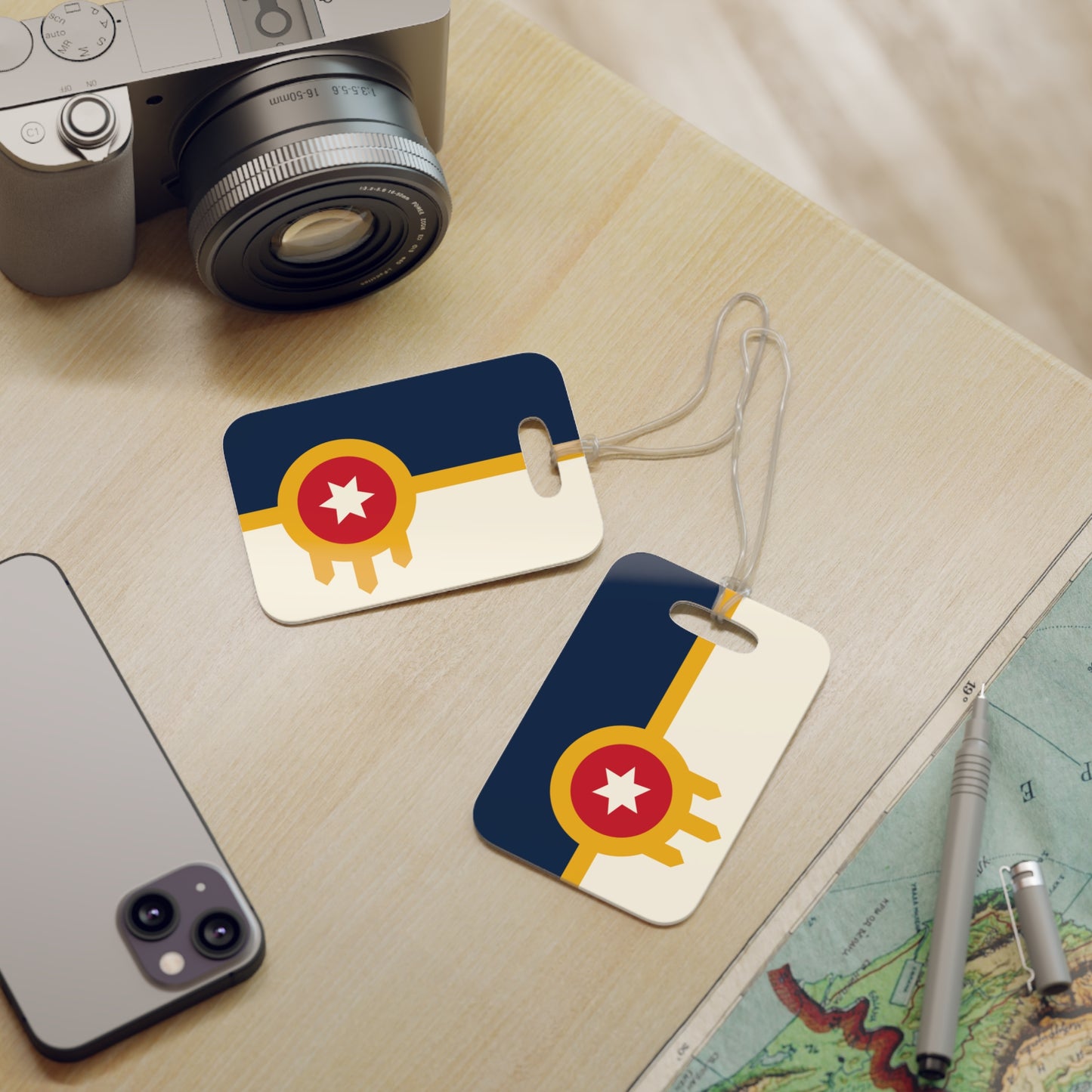 Luggage Tag- Tulsa Oklahoma TUL Airport Travel Bag Suitcase Carry On