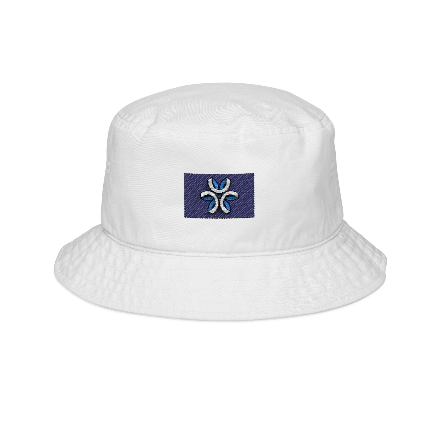 Embroidered Bucket Hat Urbandale Iowa city flag design