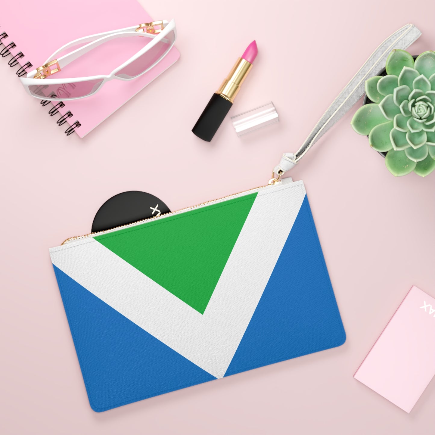 Vegan Flag Clutch Bag