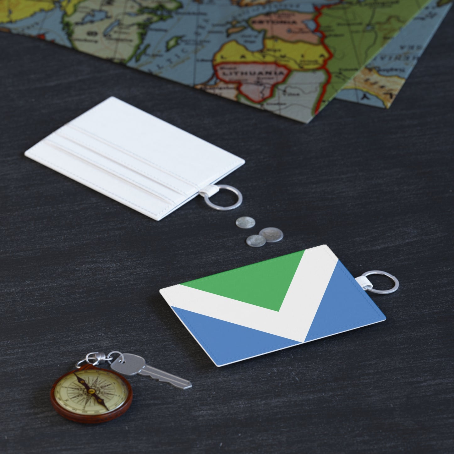 Card Holder - Vegan Flag Design