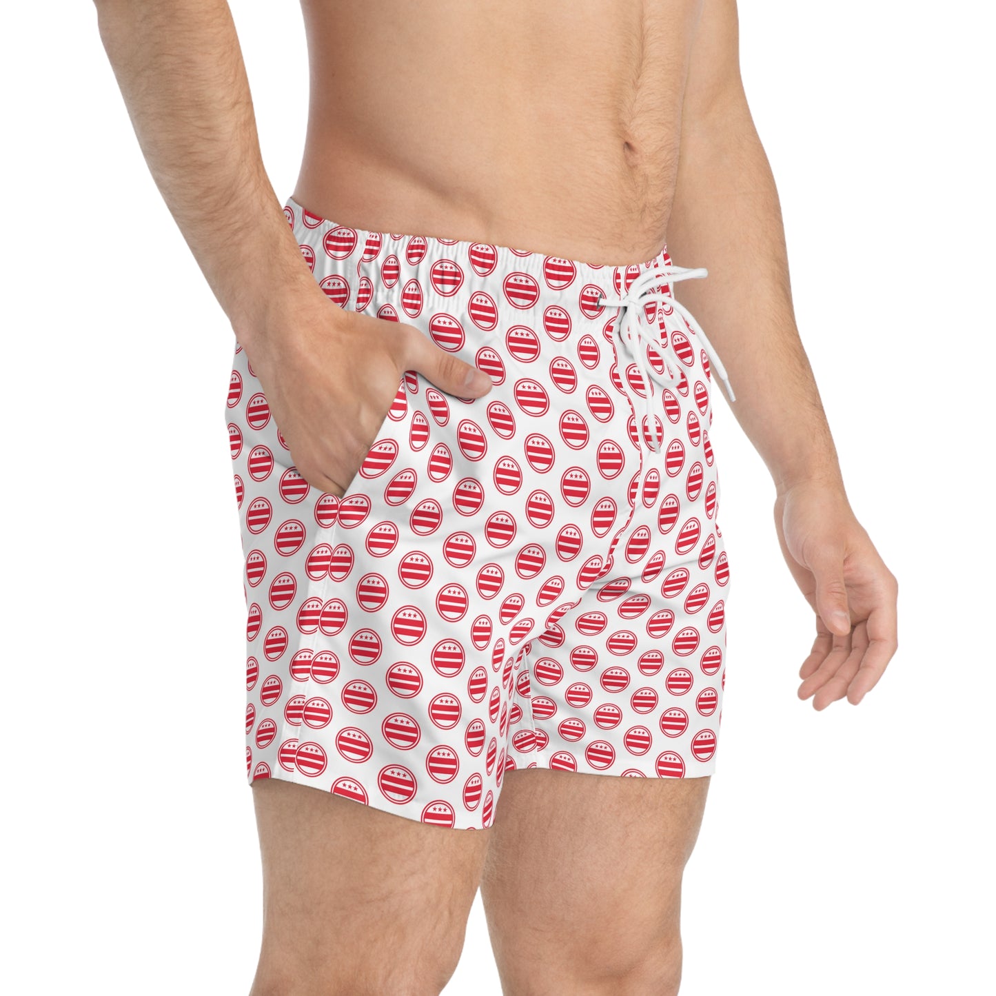 Washington DC Flag Swim Trunks
