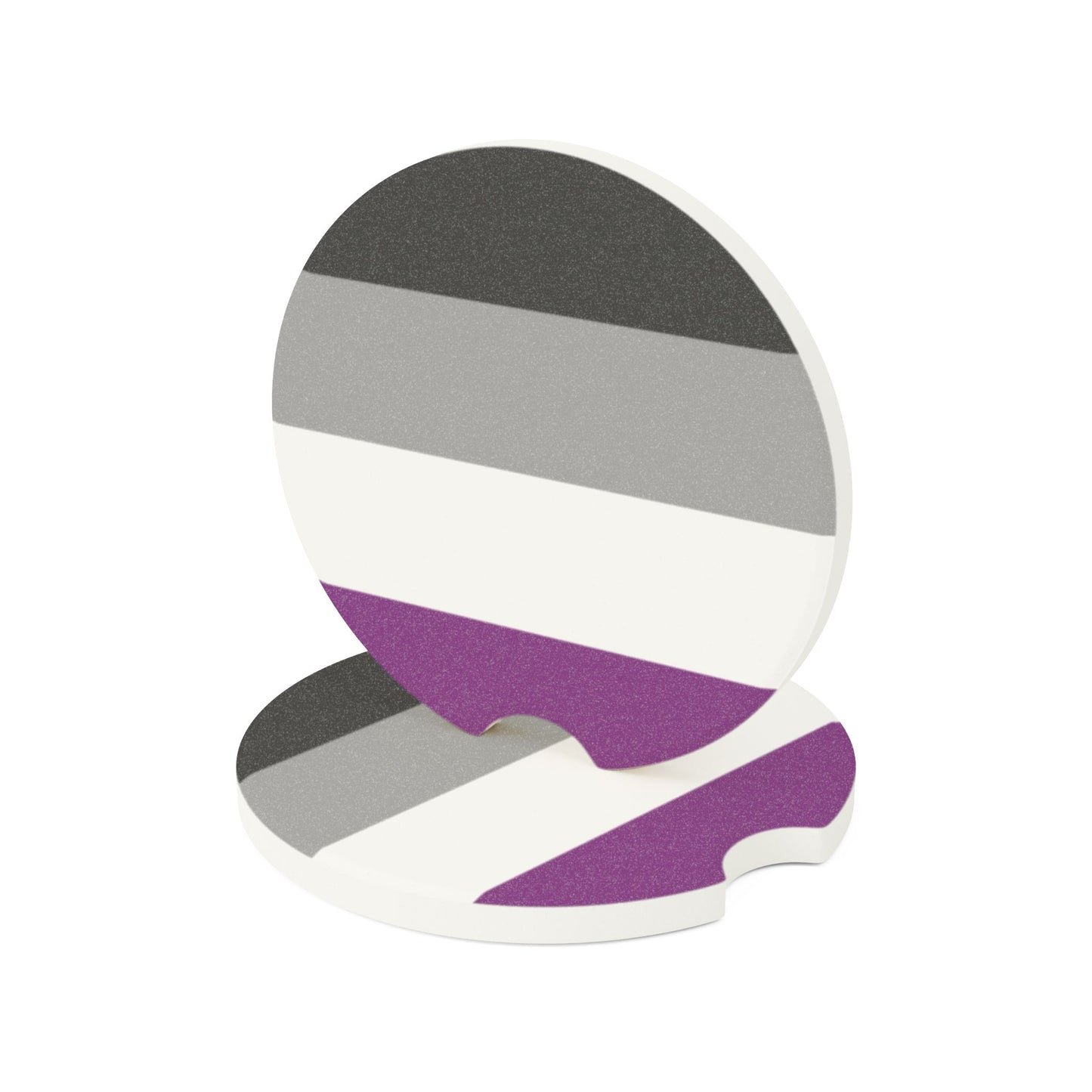 Car Coaster Asexual flag design