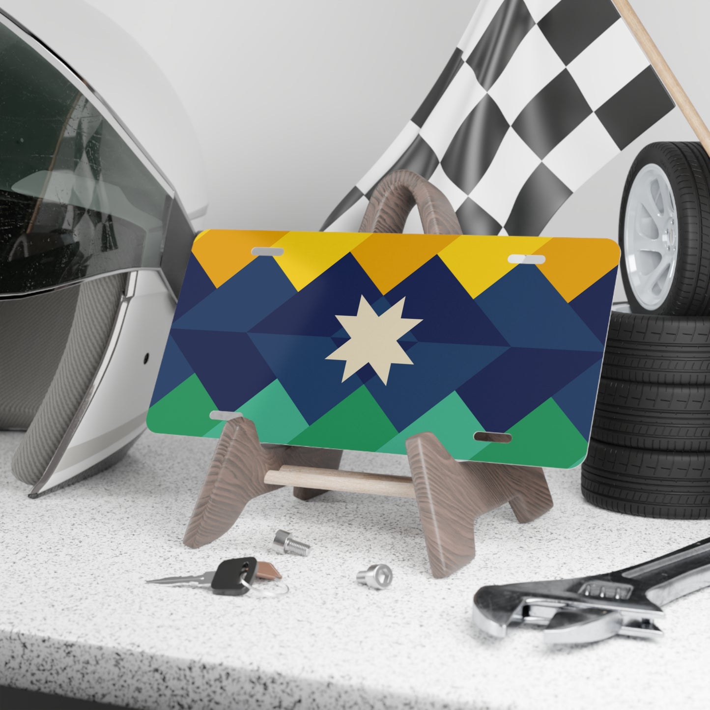 License Plate Appalachia Flag car plate tag