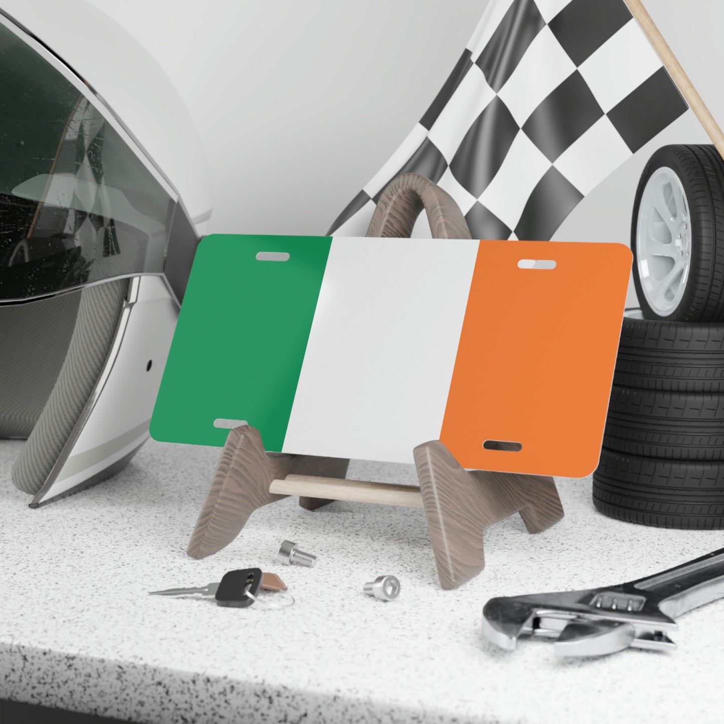 Ireland Flag Car Custom license Plate tag