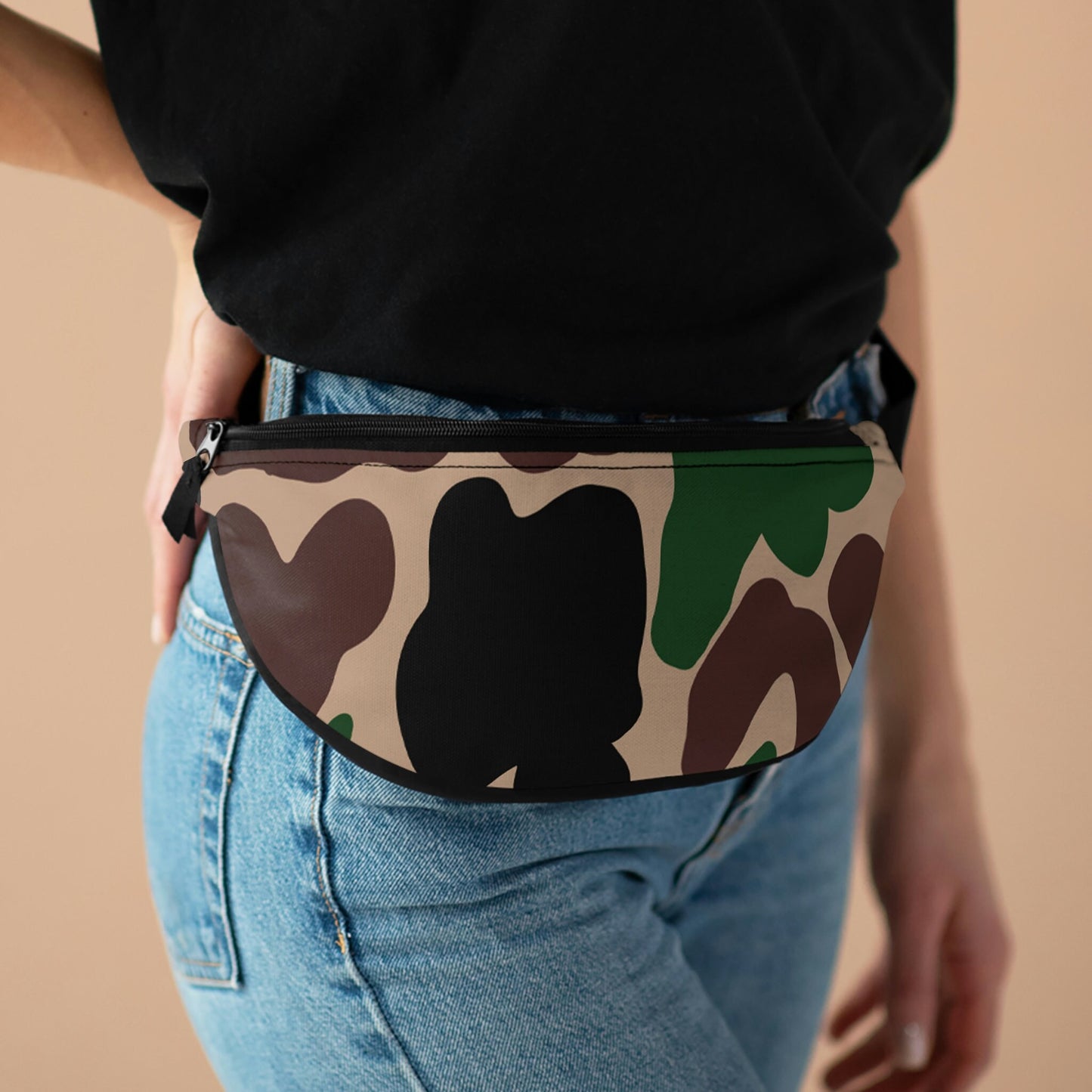 Old School Camo Flag Fanny Pack
