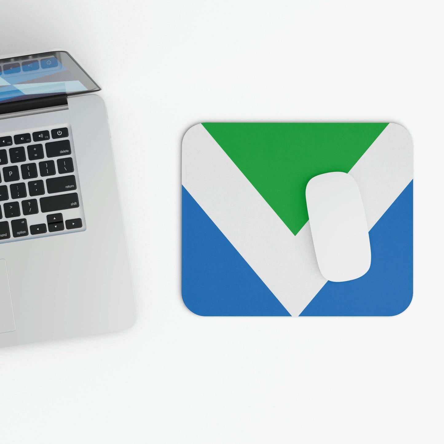 Vegan Flag Mouse Pad (Rectangle)