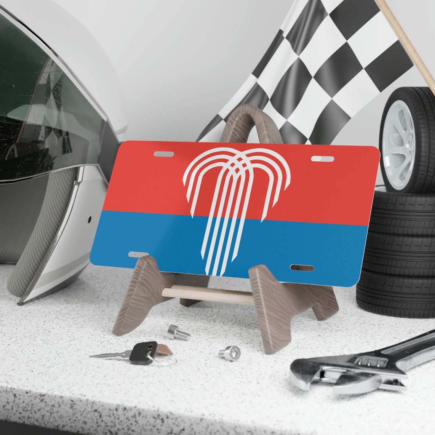 Kansas City, Missouri custom Flag Car license Plate tag