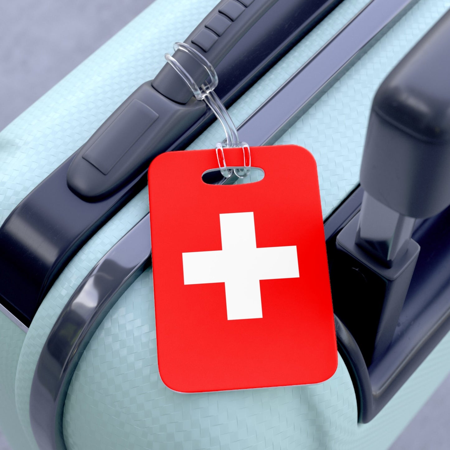 Switzerland Flag Luggage Bag Tag