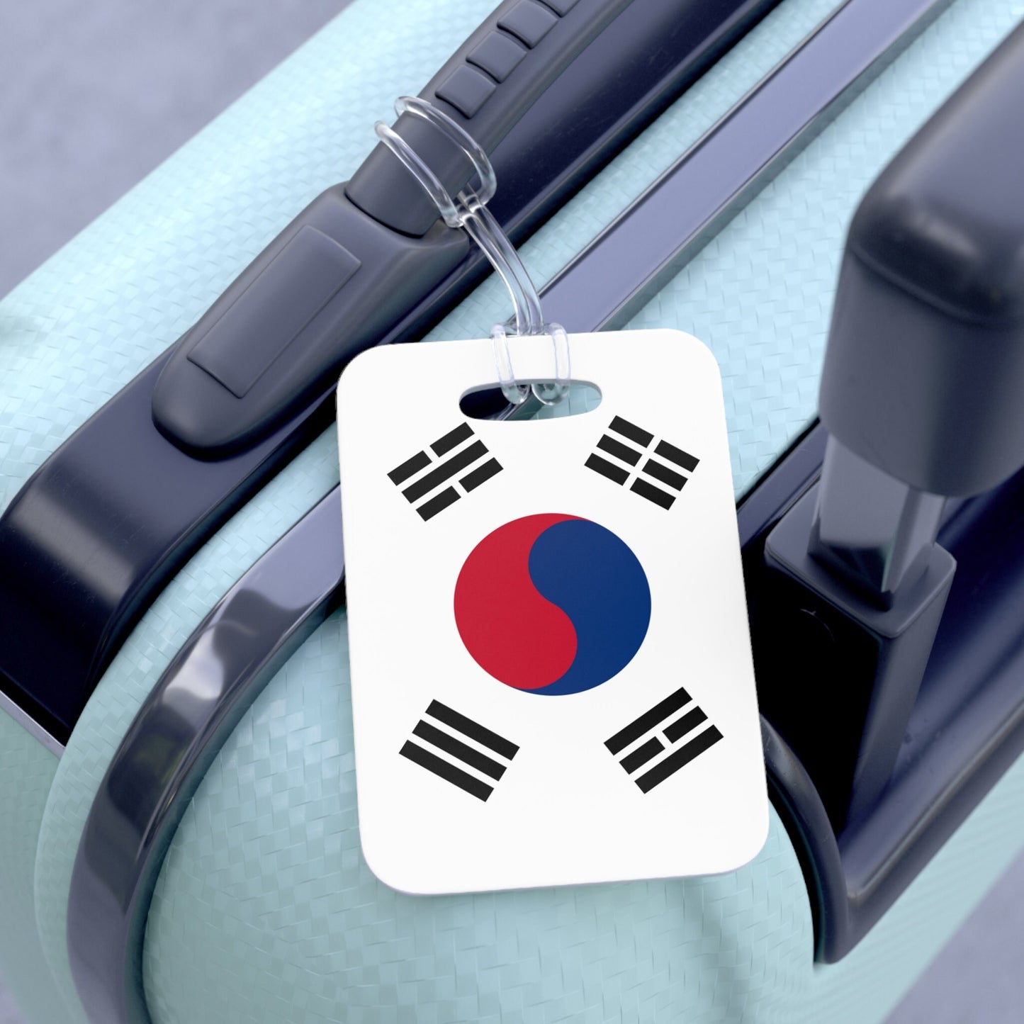 South Korea Flag Luggage Bag Tag