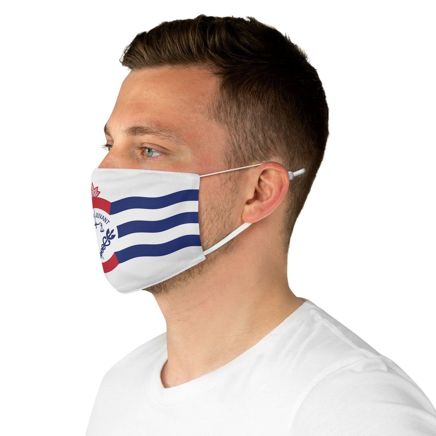 Cincinnati Ohio Flag Fabric Face Mask