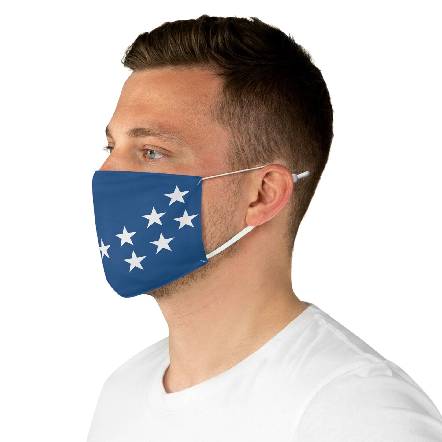 Durham North Carolina City Flag Fabric Face Mask