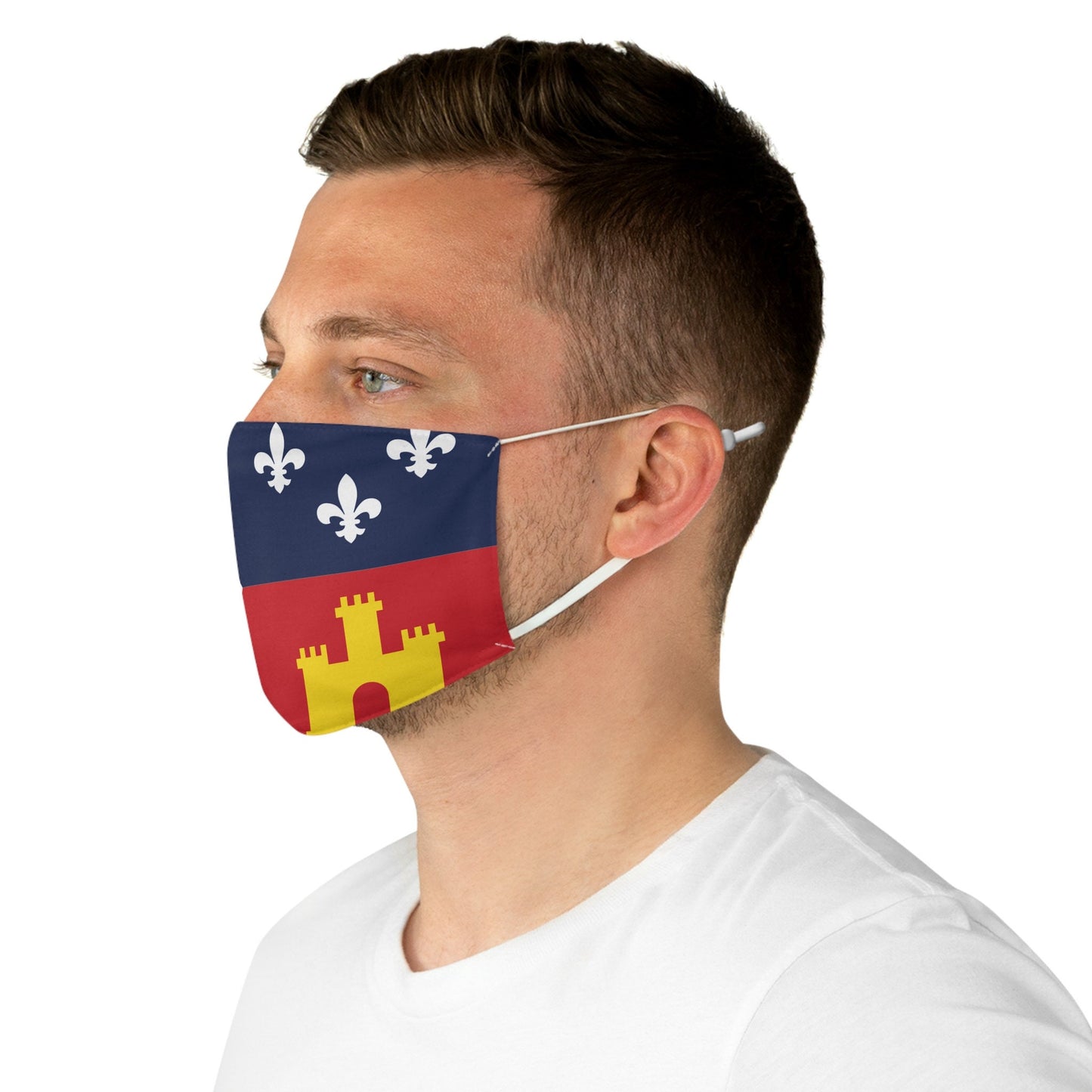 Acadiana Flag Fabric Face Mask