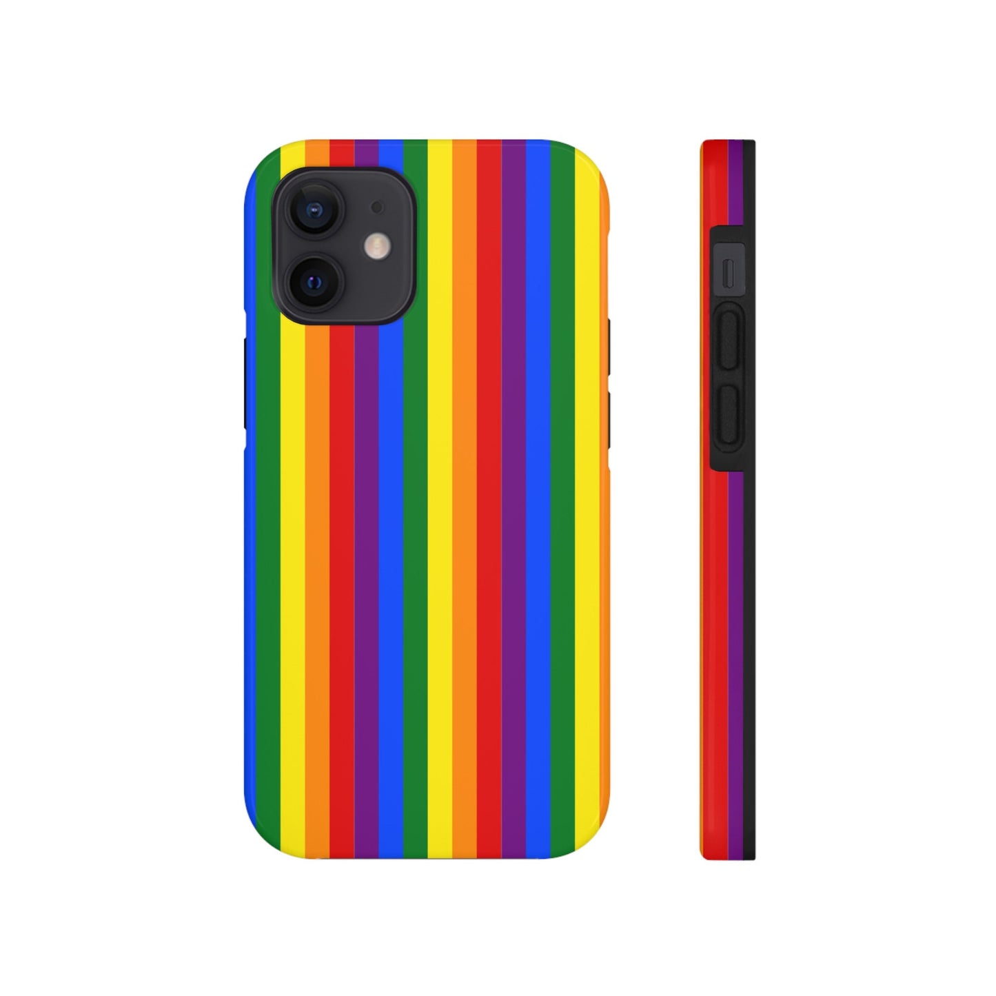 Rainbow Flag LGBT Gay Pride Flag Tough Phone Cases