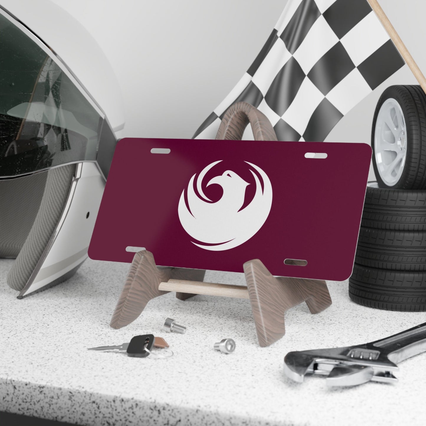 Phoenix Arizona Flag Car Plate tag