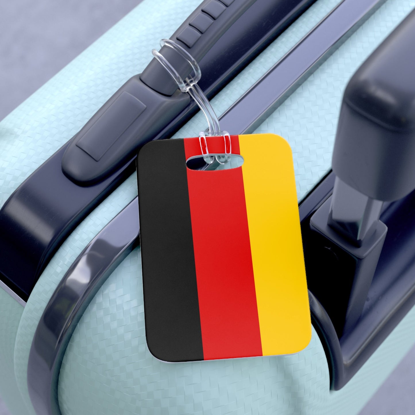 German Germany Flag Luggage Bag Tag