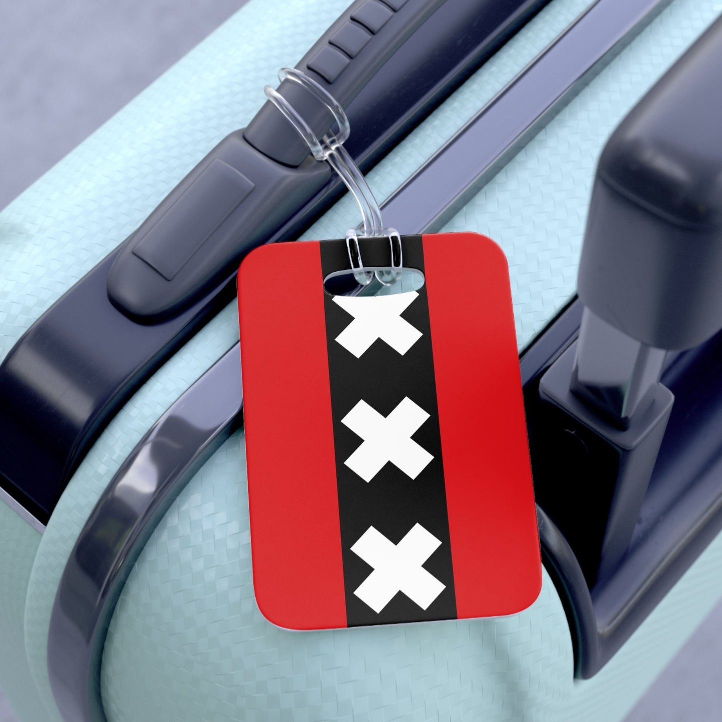 Amsterdam Flag Luggage Bag Tag