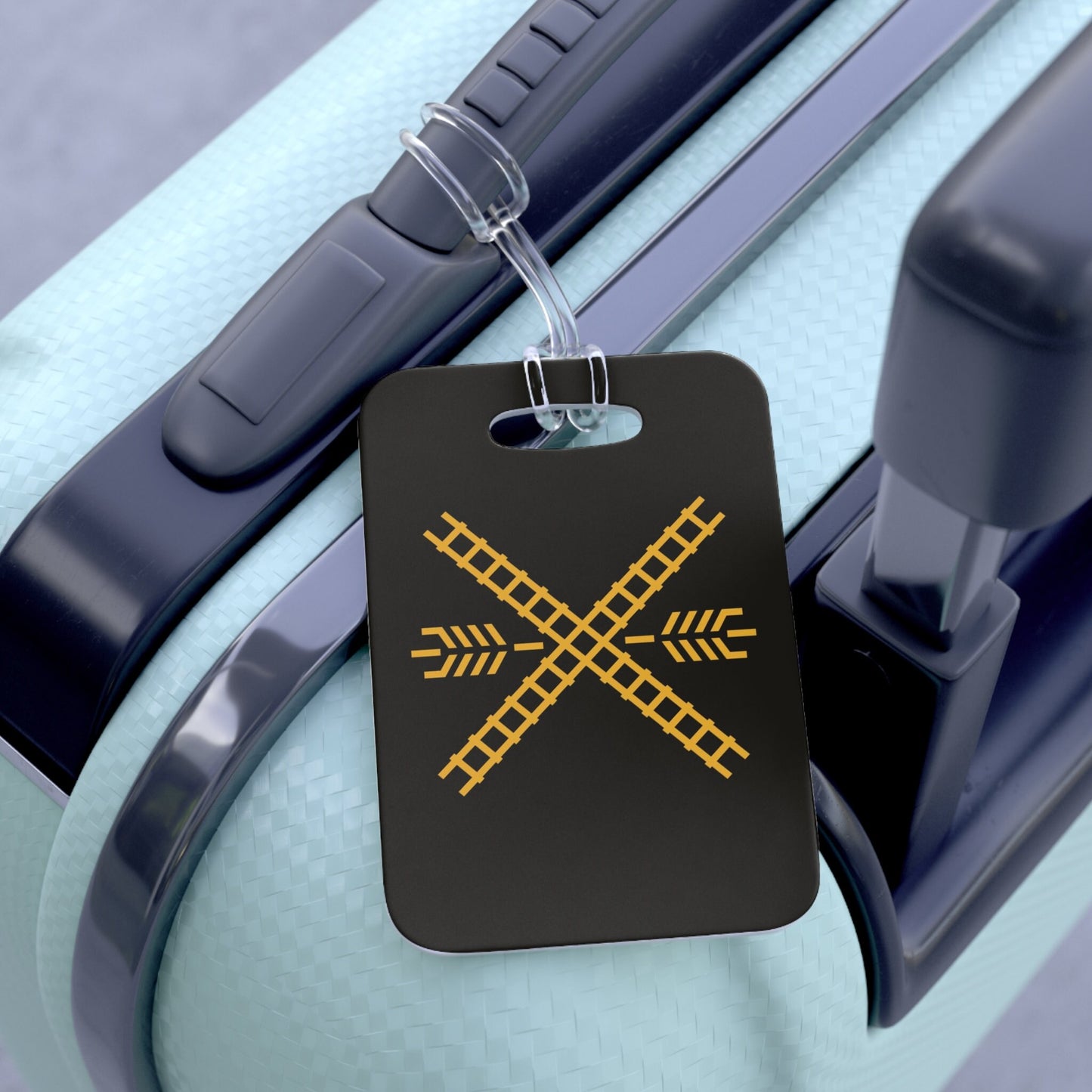 Newton Kansas Flag Luggage Bag Tag