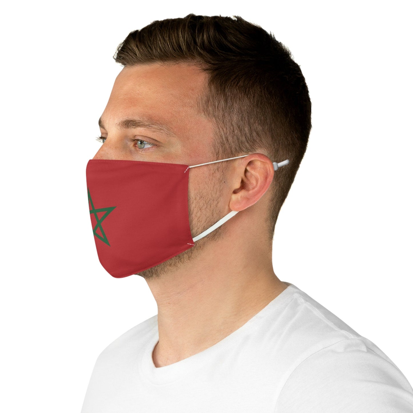 Morocco Flag Fabric Face Mask