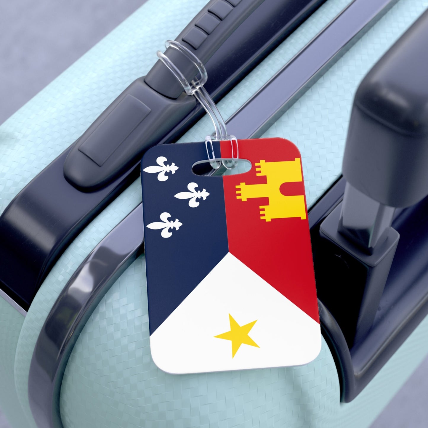 Acadiana Flag Luggage Bag Tag