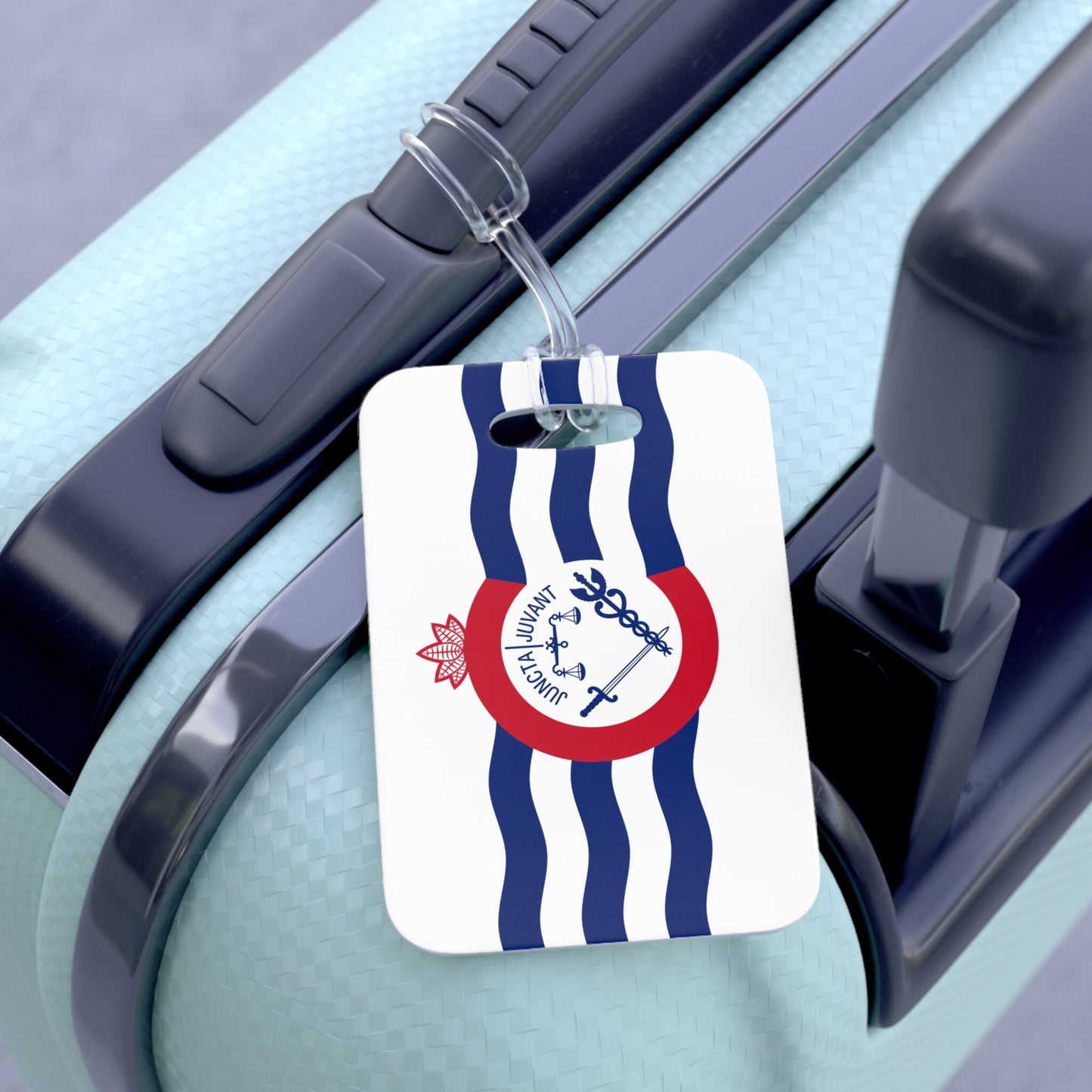 Cincinnati Ohio Flag Luggage Bag Tag