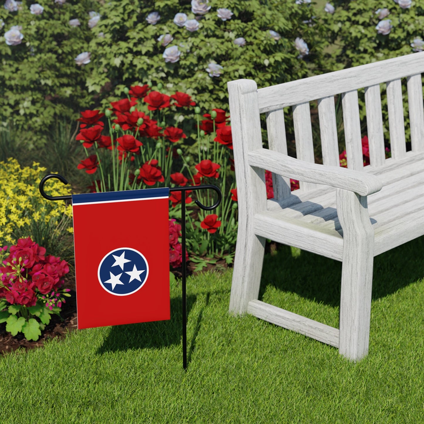Tennessee Tri Star Flag Garden Banner
