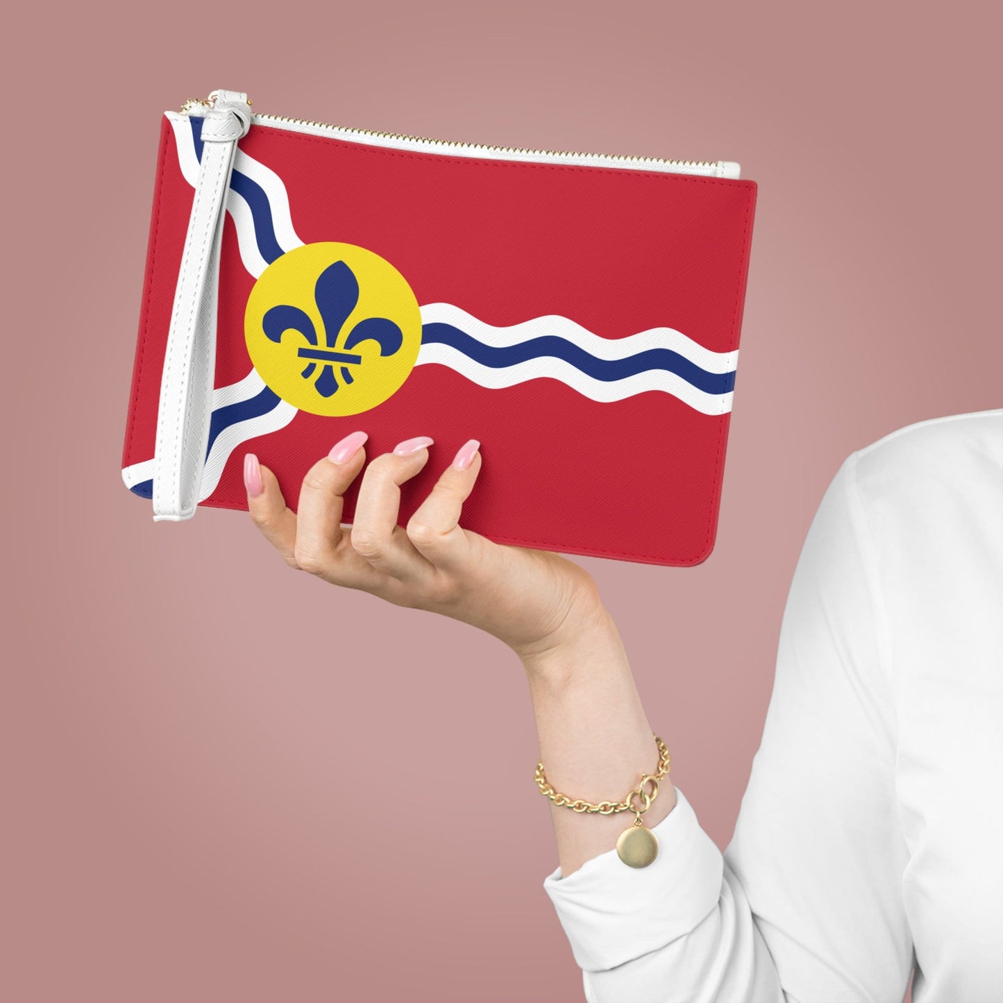 St. Louis Missouri Flag Clutch Bag