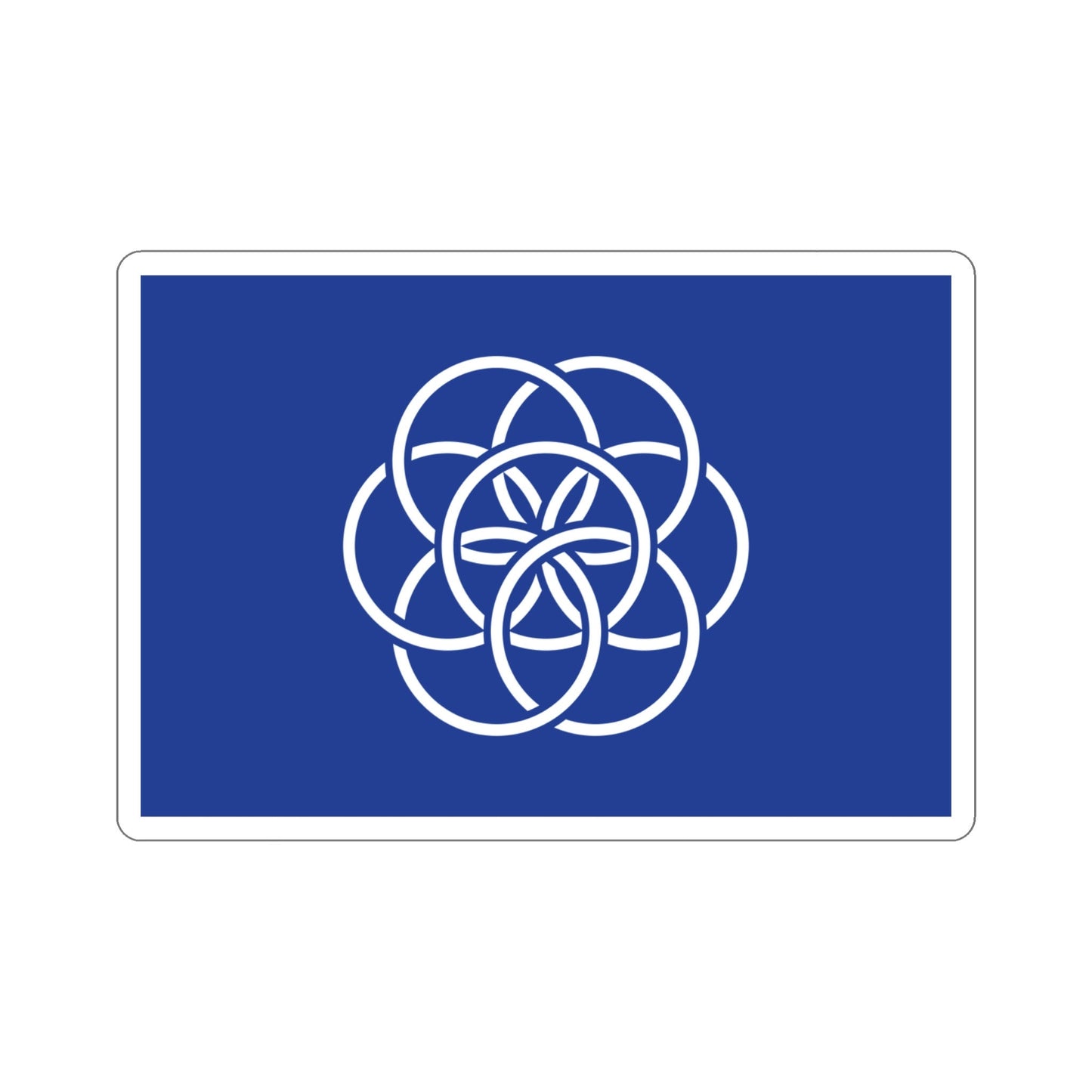 Earth Flag Kiss-Cut Stickers