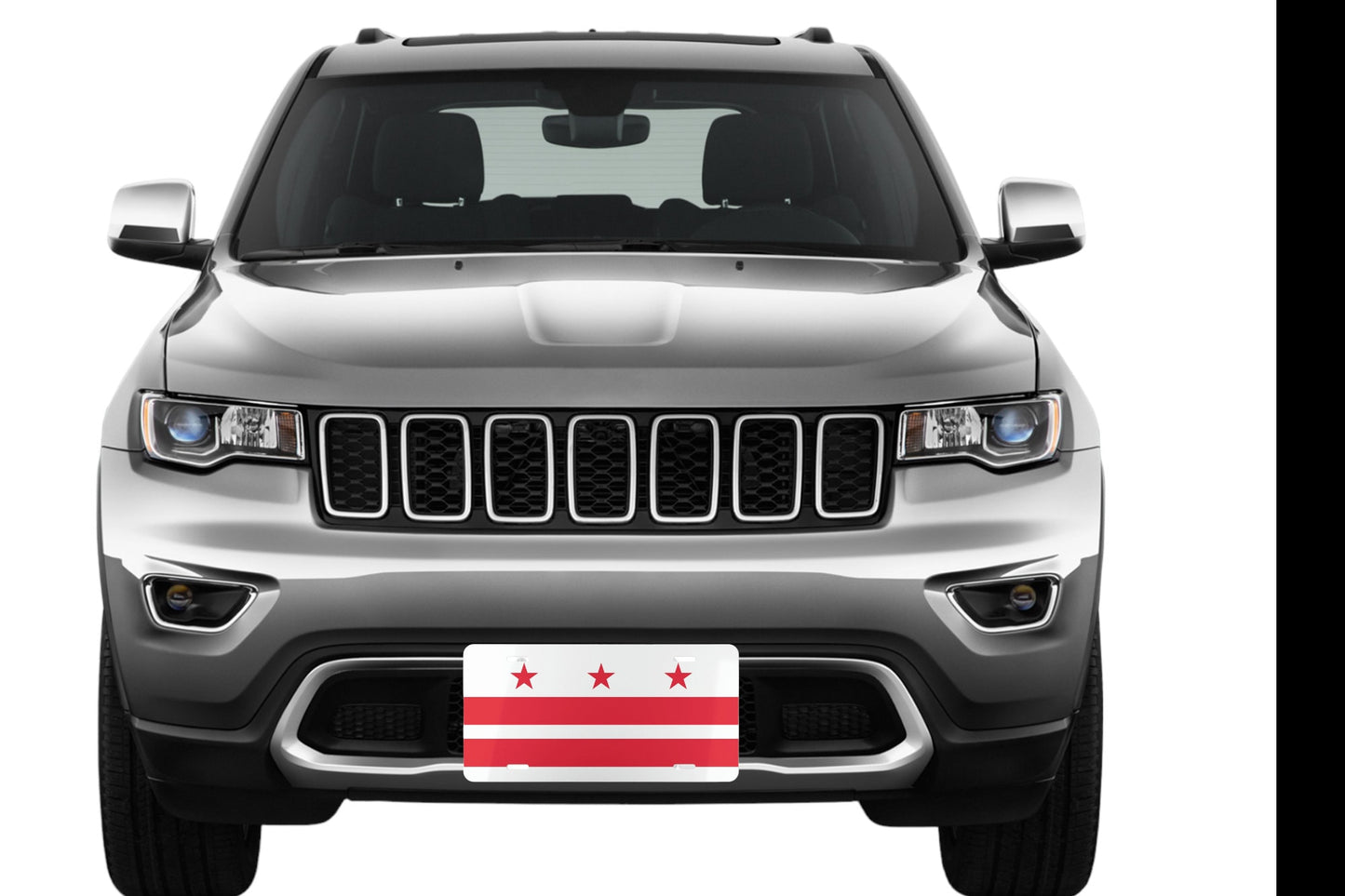 Washington DC Flag Flag Car Plate tag