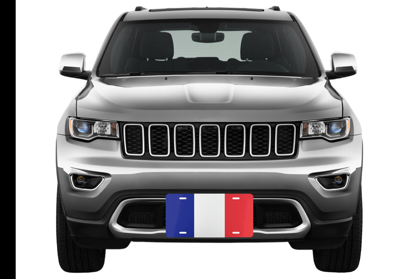 France Flag Custom Car Plate tag