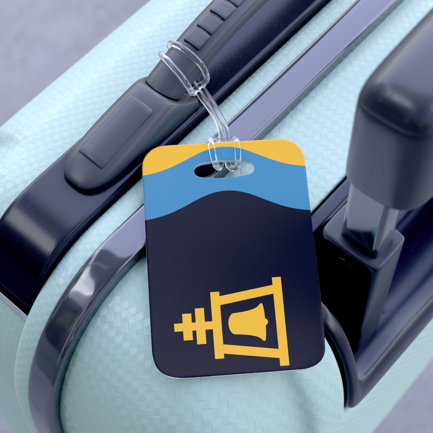 Riverside California Flag Luggage Bag Tag