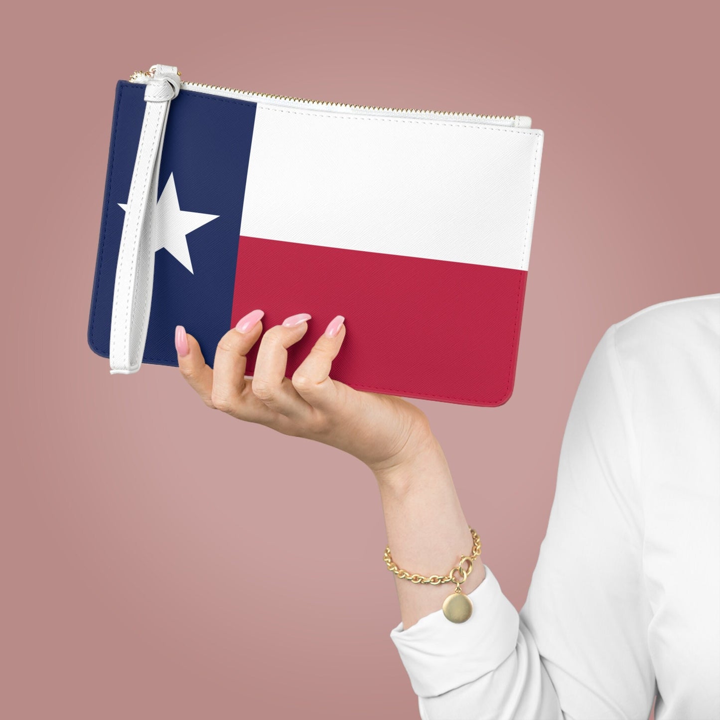 Texas Flag Clutch Bag