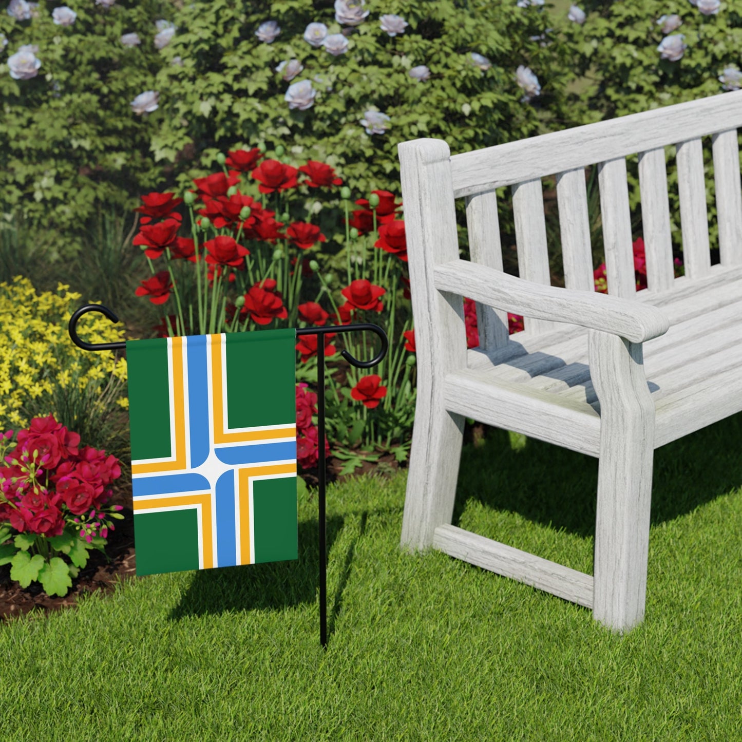 Portland Oregon Flag Garden Banner