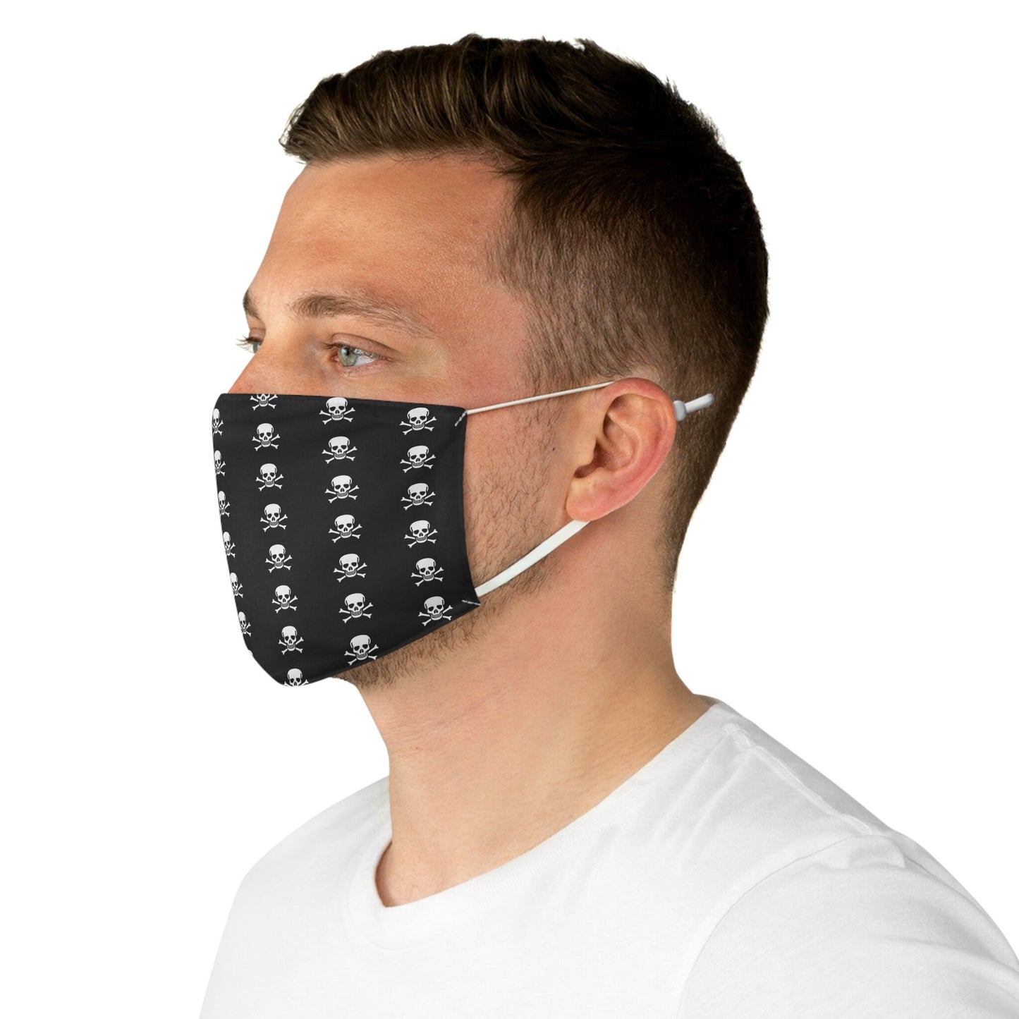 Jolly Roger Pirate Skull Flag Fabric Face Mask