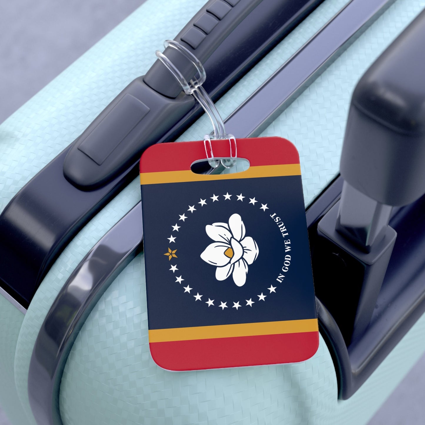 Mississippi Flag travel Luggage Bag Tag, travel airport accessories