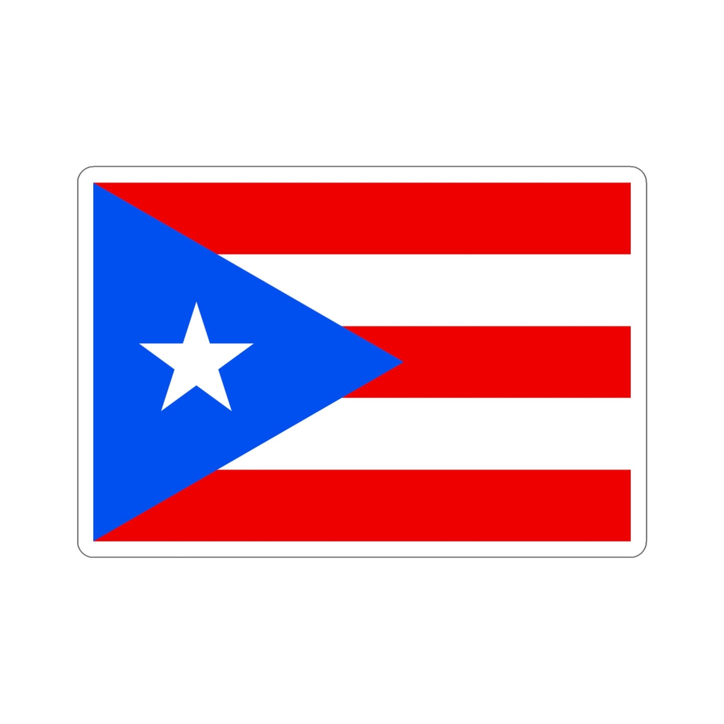 Puerto Rico Flag Stickers