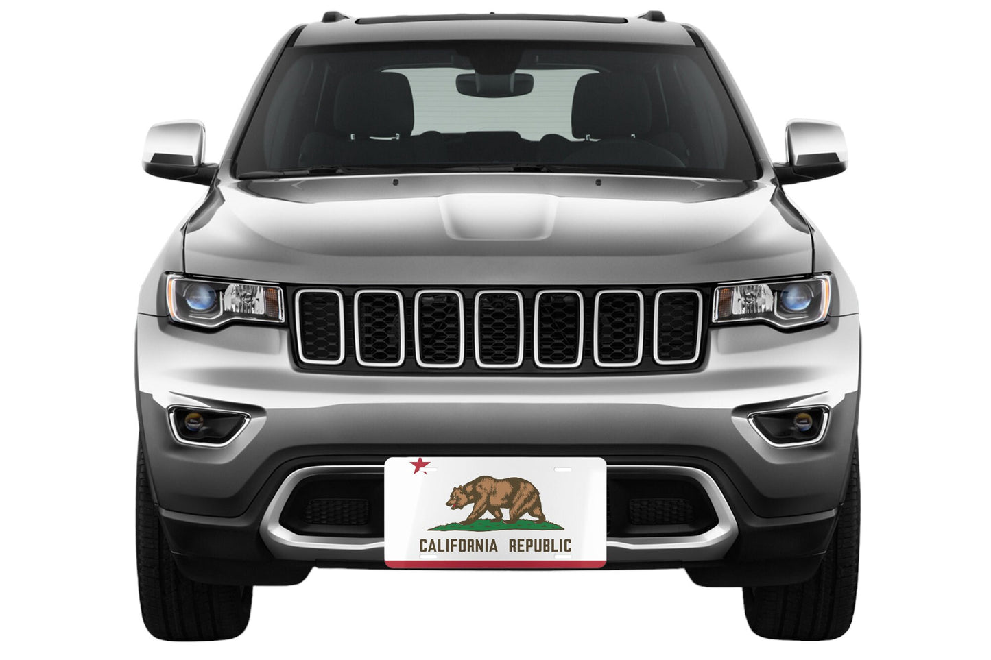 California Flag Car Plate tag