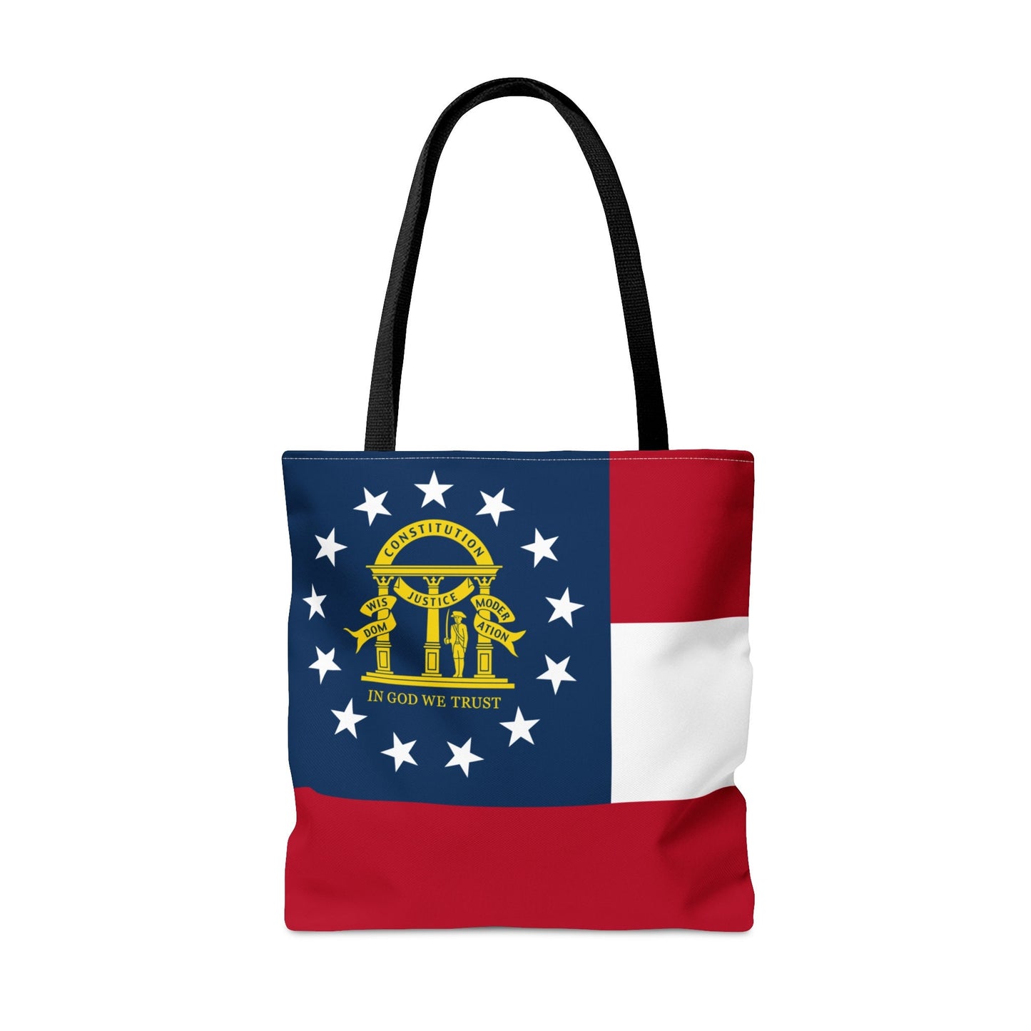 State of Georgia Flag Tote Bag