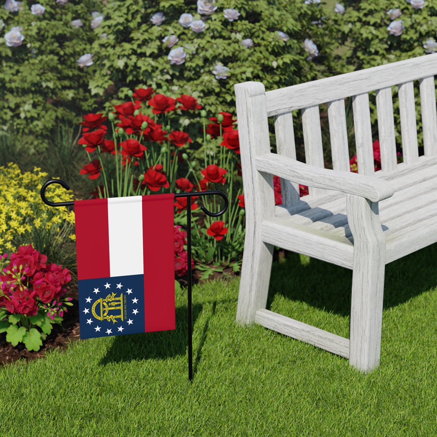State of Georgia Flag Garden Banner