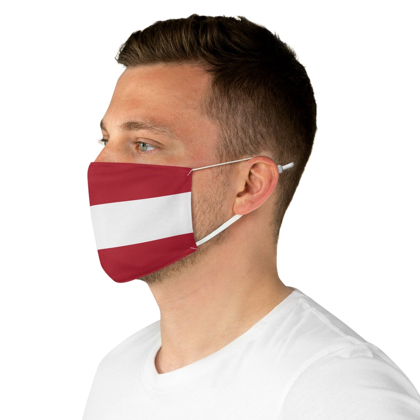 Georgia State Flag Fabric Face Mask