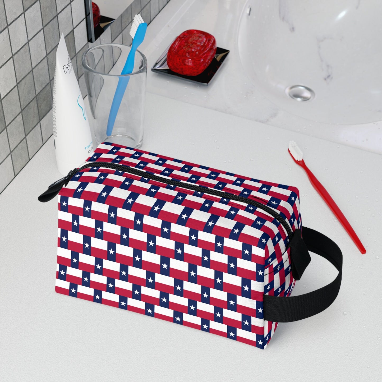 Texas Flag Toiletry Bag