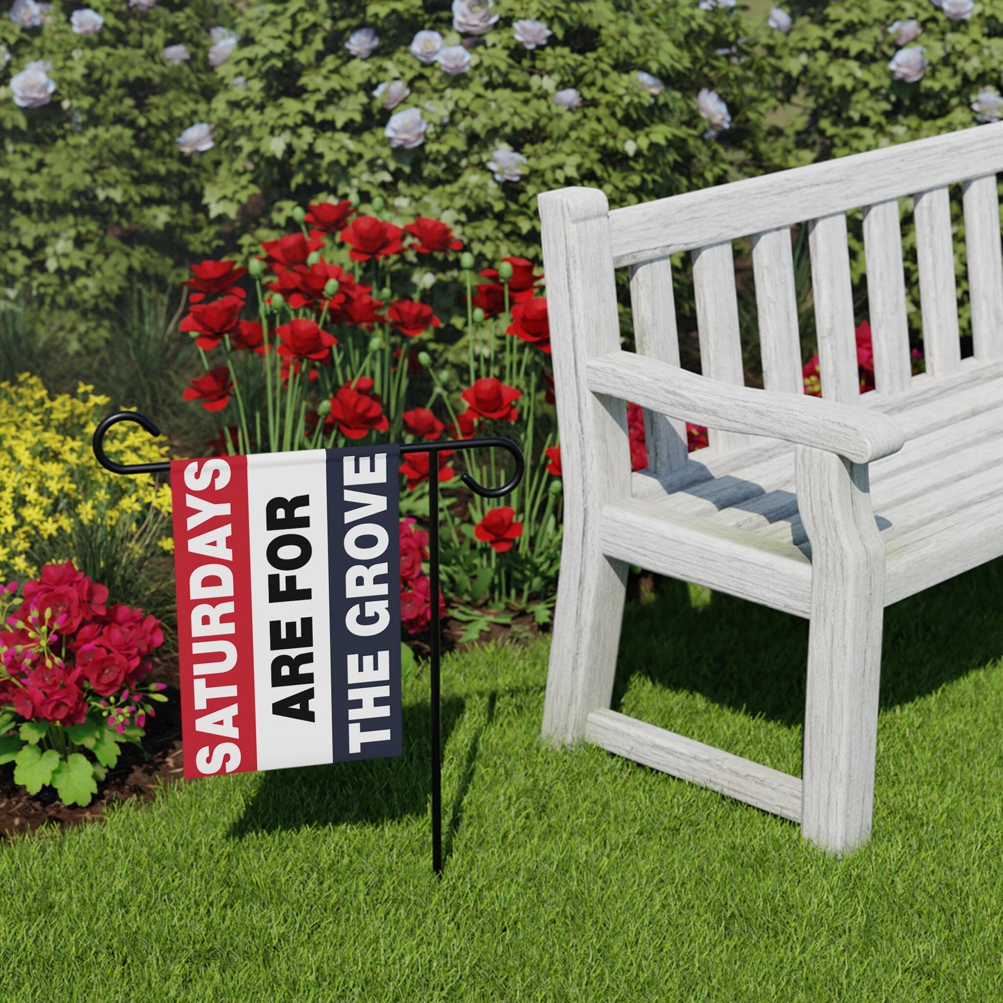 Gameday College football flag Saturdays Are For Grove Garden Banner Flag,Tailgate Flag student gift, Dorm decor, College Life gift