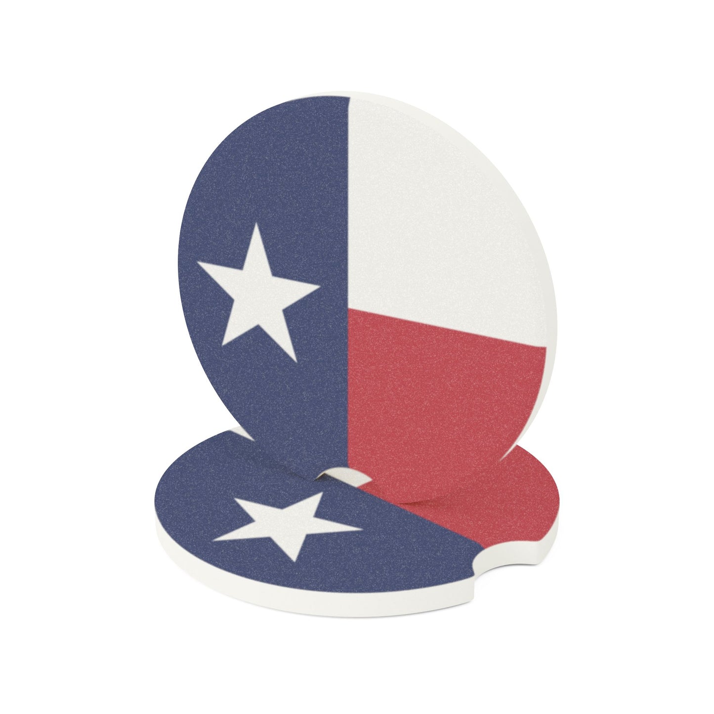 Car Coaster - Texas Flag Design