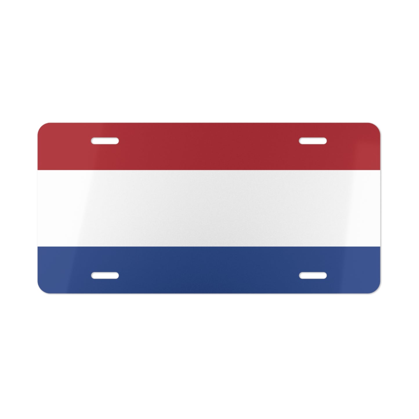 Car Plate Tag - Netherlands Flag