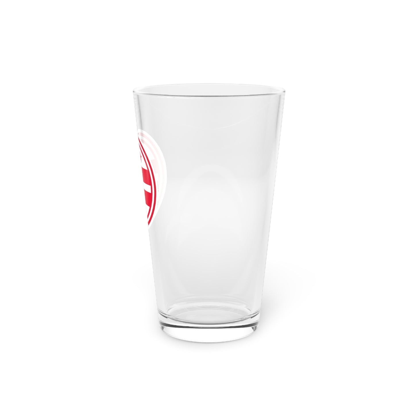 Pint Glass with Washington DC flag