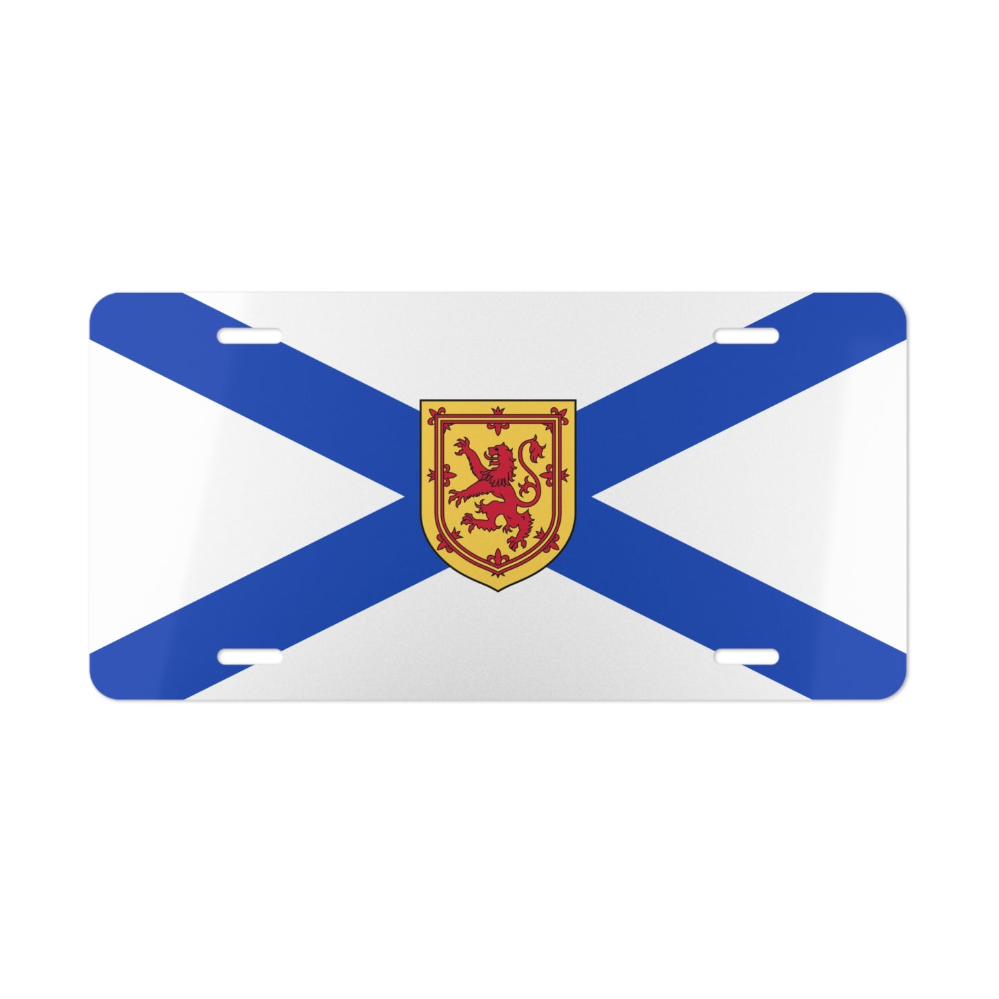 Car License Plate Nova Scotia Flag