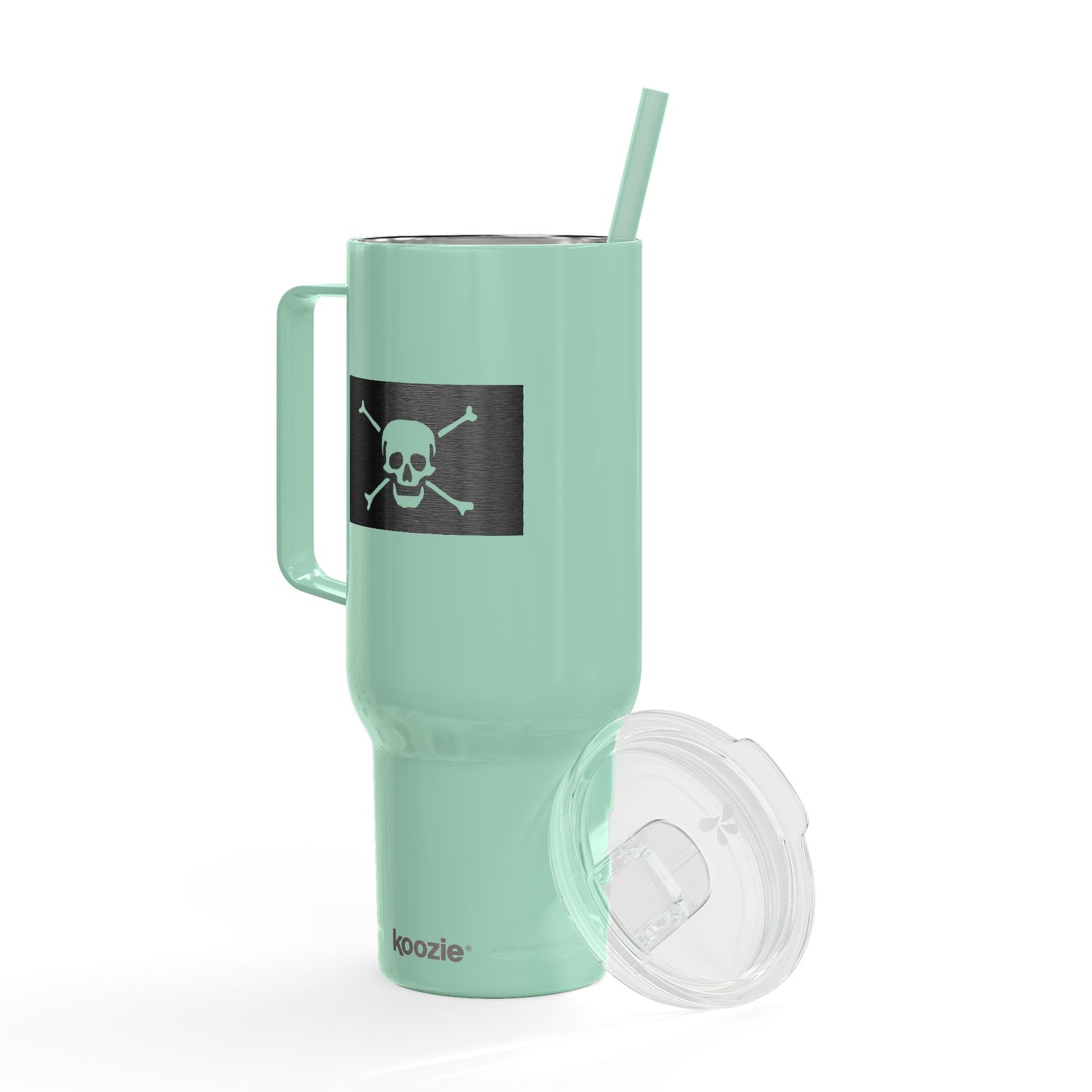 Jolly Roger skull and bones Travel 40oz Tumbler Engraved Insulated Mug