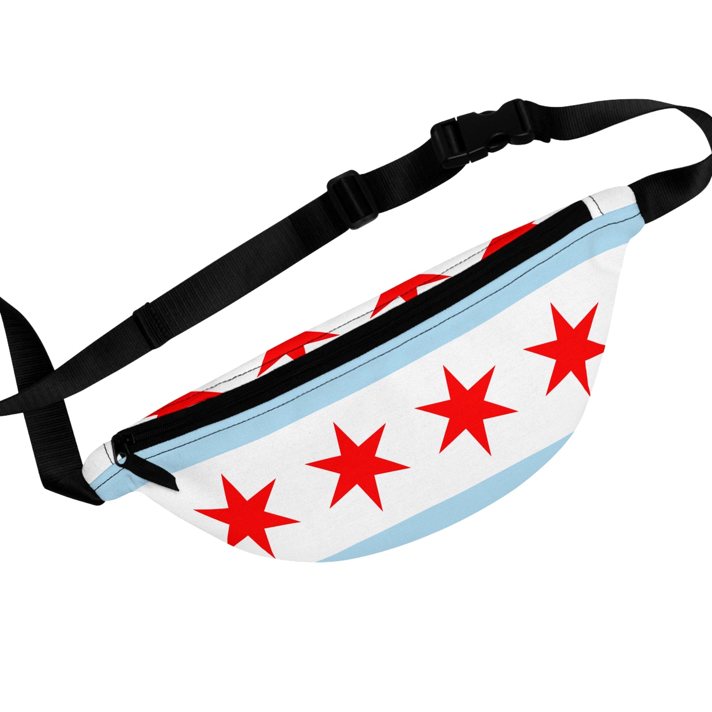 Chicago City Flag Fanny Pack Windy City  essential