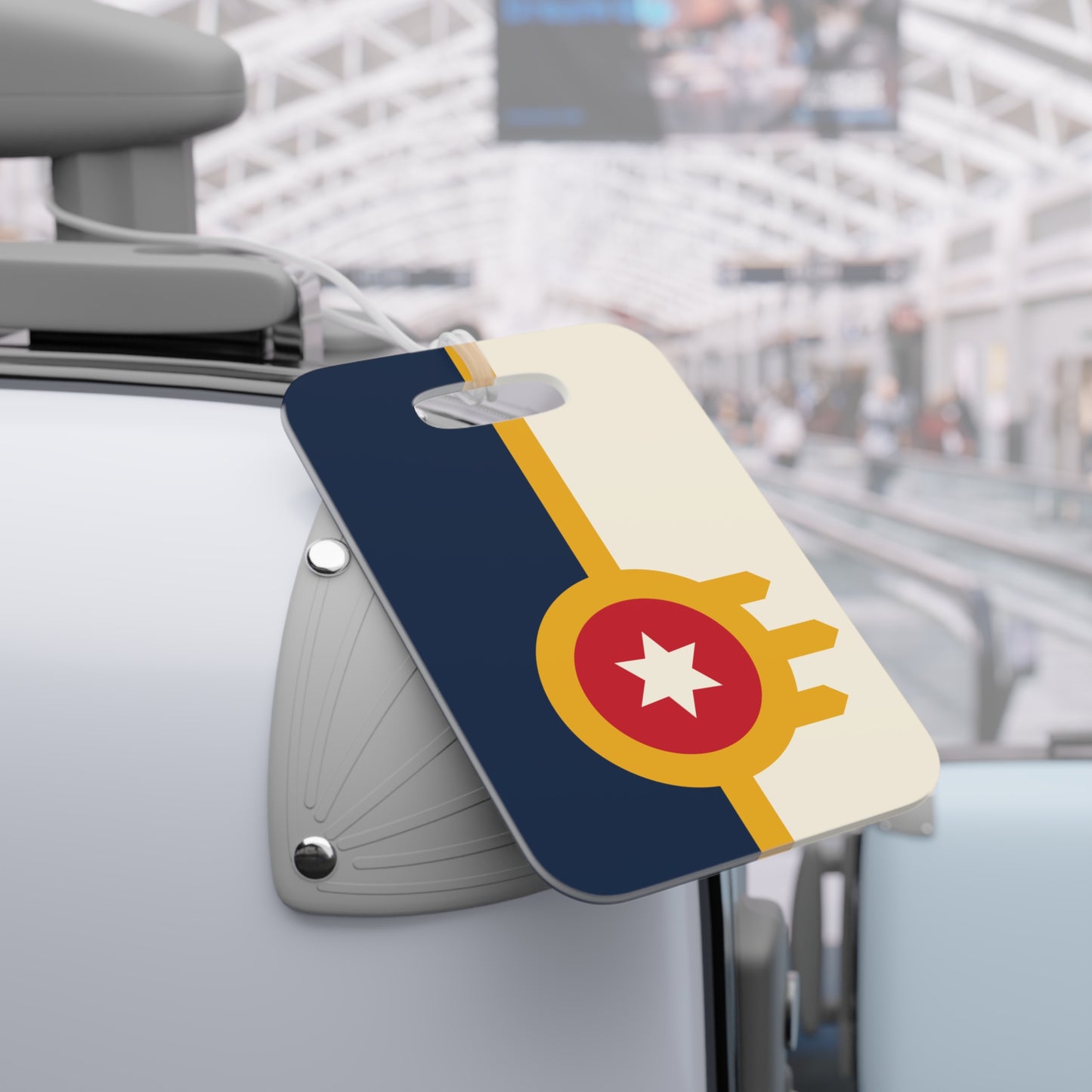 Luggage Tag- Tulsa Oklahoma TUL Airport Travel Bag Suitcase Carry On