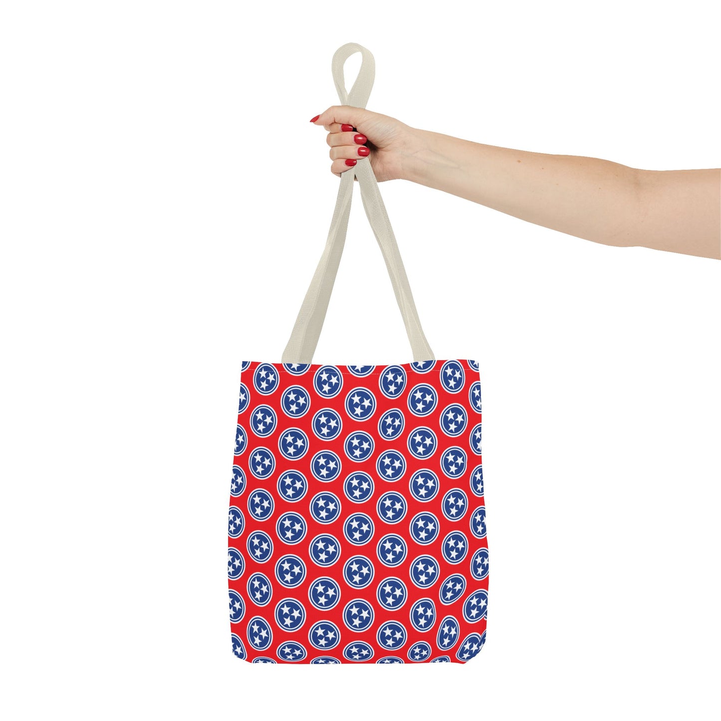 Tote Bag - Tennessee Tri Star State Flag Design